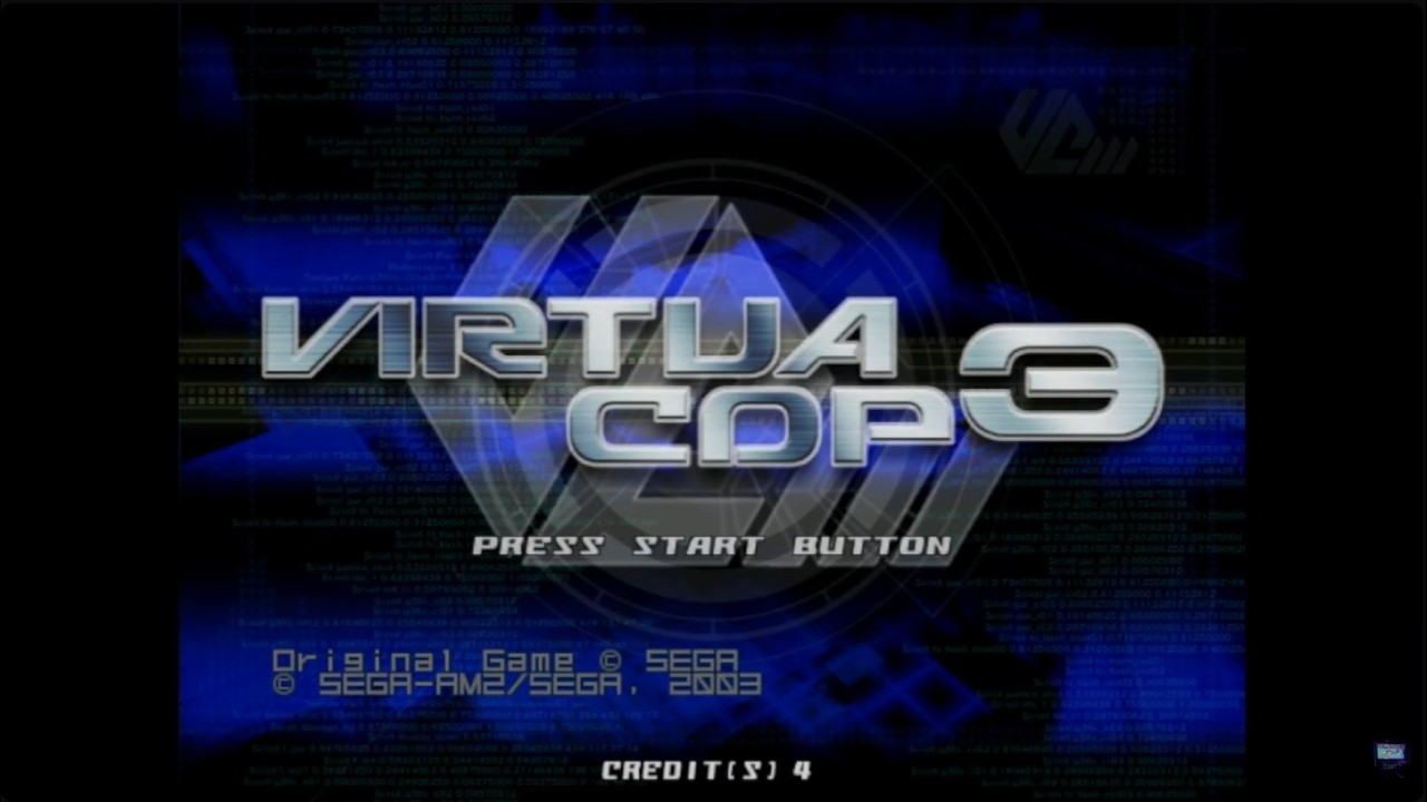Virtua Cop 3 (2003) - Test & Gameplay #01 (TeknoParrot /w CXBX Chihiro Arcade)