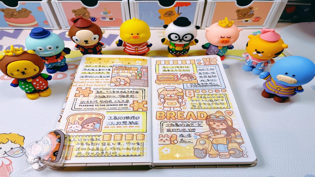 🎁Слепая коробкаLittle Mochi |Справочник по коллажу Иммерсивный белый шум Справочник по обучению ASMR