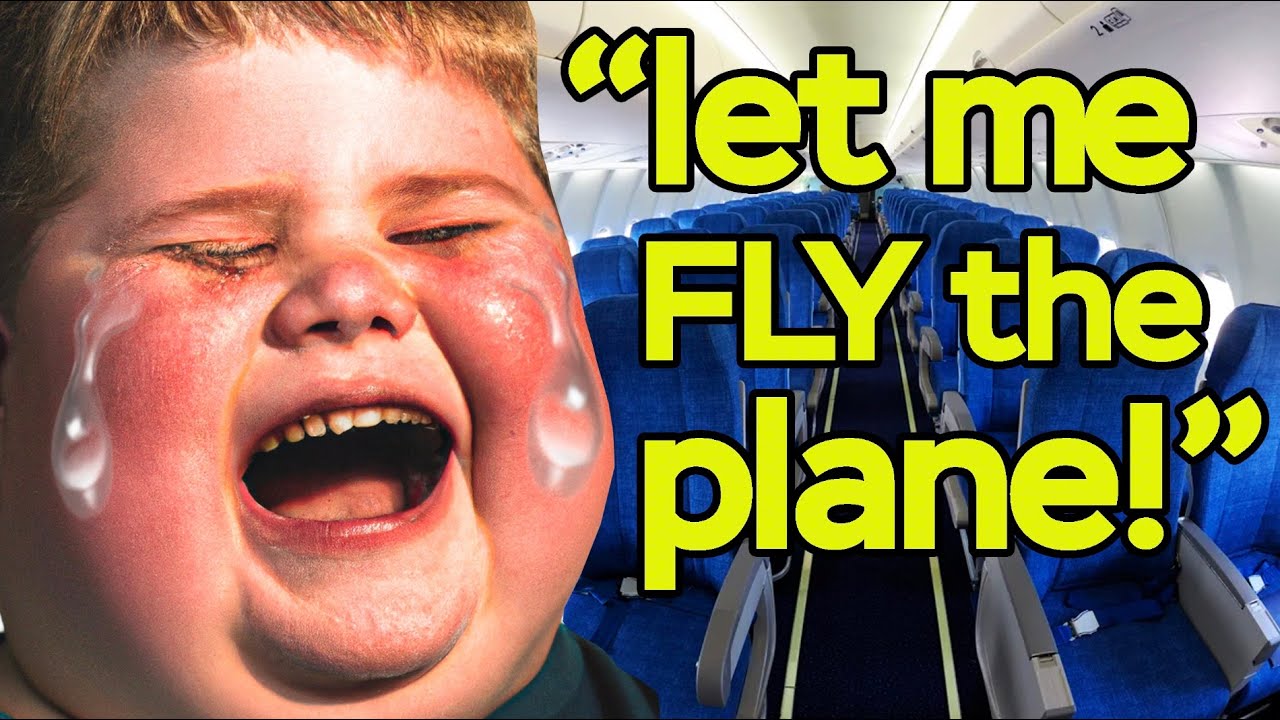 Spoiled Rich Kid tries to FLY the plane MID FLIGHT…