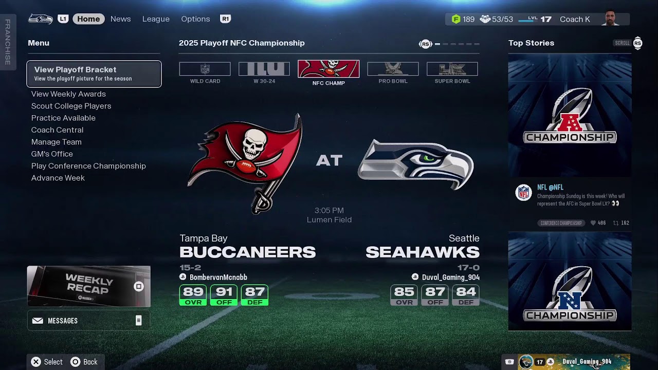 Madden&NCAA Franchise League