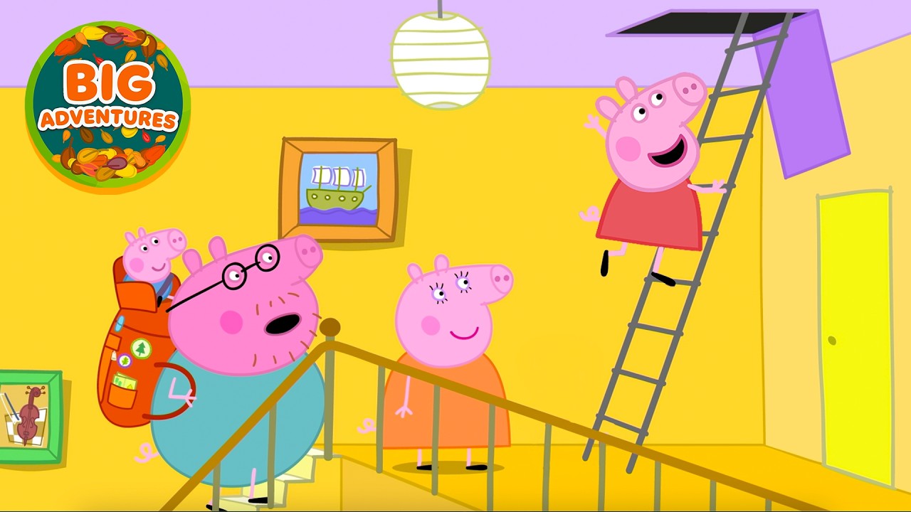 Peppa Pig Discovers a SECRET Hideout! 🤫 Indoor Adventure | Full Episodes | Kids Cartoon | 49 Mins