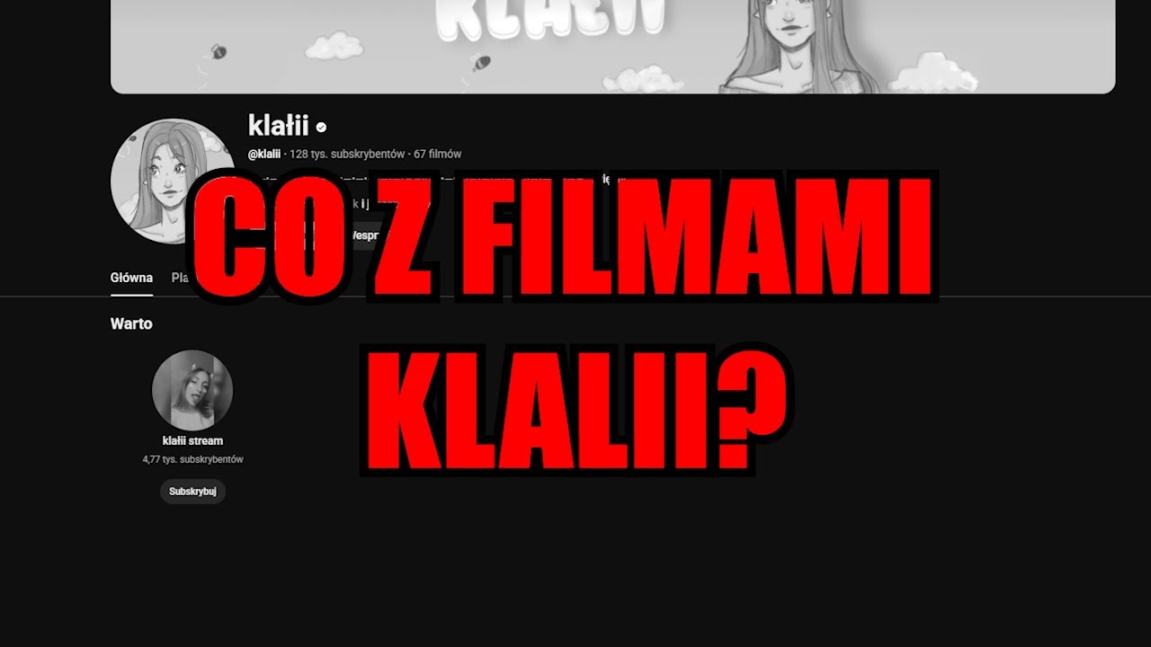 Co się stało z filmami klałii?
