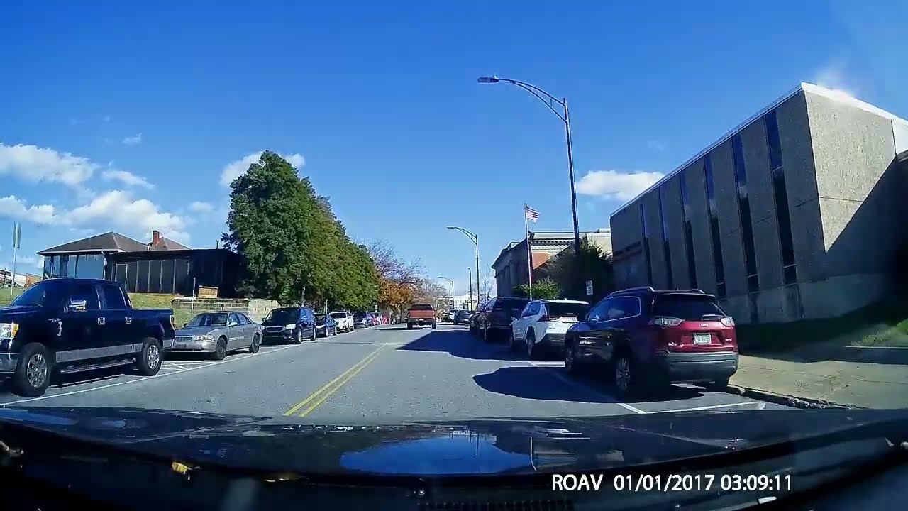 Dashcam Footage Of Downtown Hickory, NC