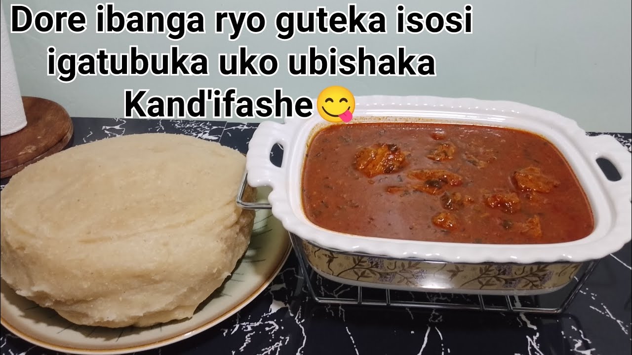 Nuku mbigenza👌Guteka isosi y'Inyama igatubuka cyane✔️inafashe kurugero wifuza