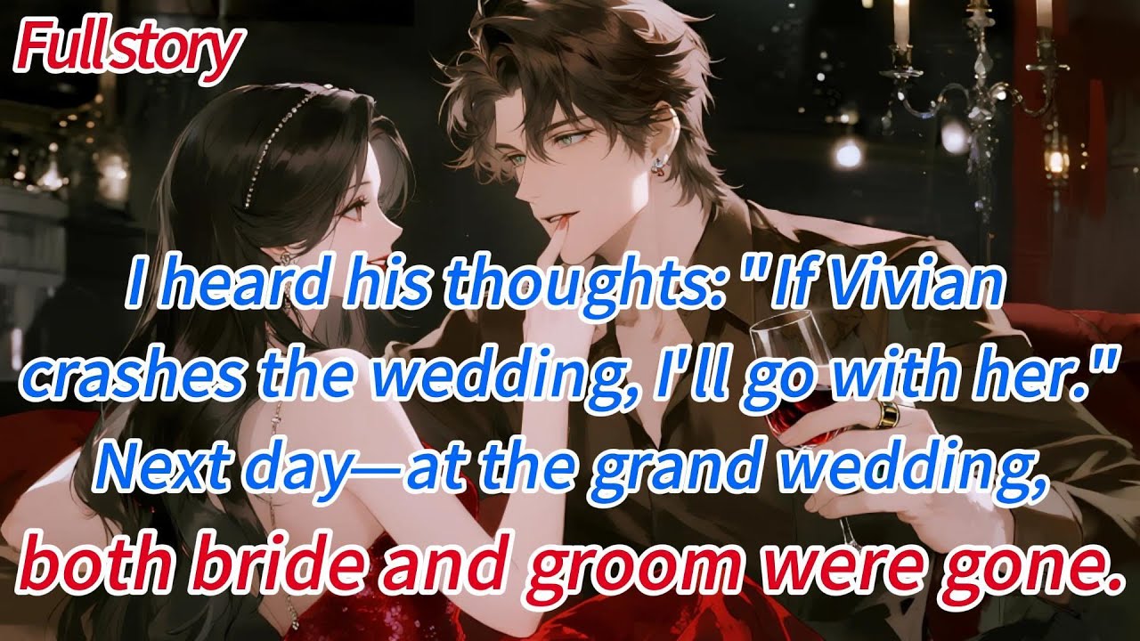 I heard his thoughts: “If Vivian crashes the wedding,I’ll go with her.”Next day—at the grand wedding