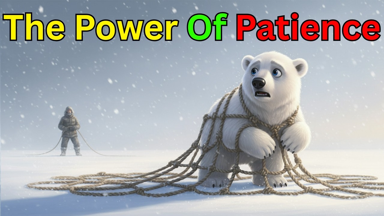 The Real Power Of Patience || A Perfect Motivational Story Of A Bear || The Secret Power of Waiting