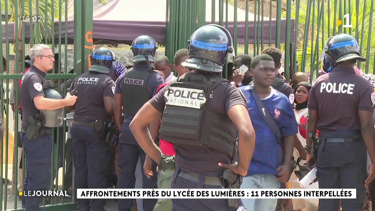 Affrontements près du lycée des Lumières : 11 personnes interpellées