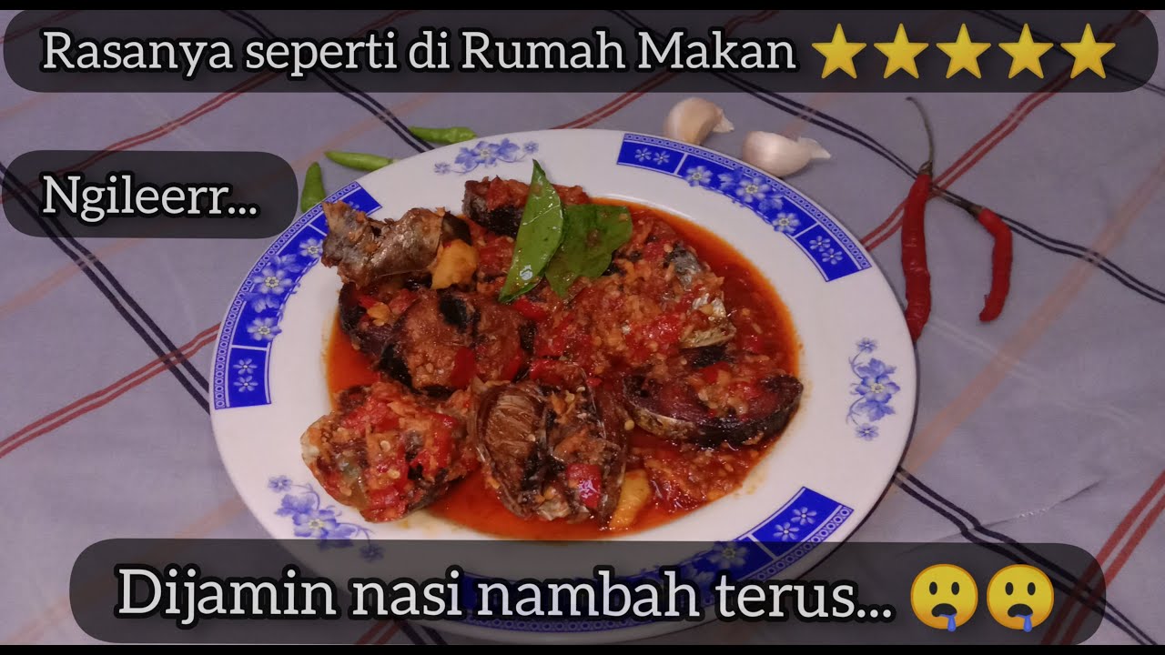 NAMBAH TERUS!! MAKANNYA DIRUMAH TAPI SEPERTI MAKAN DI RUMAH MAKAN BINTANG 5 || IKAN TONGKOL BALADO