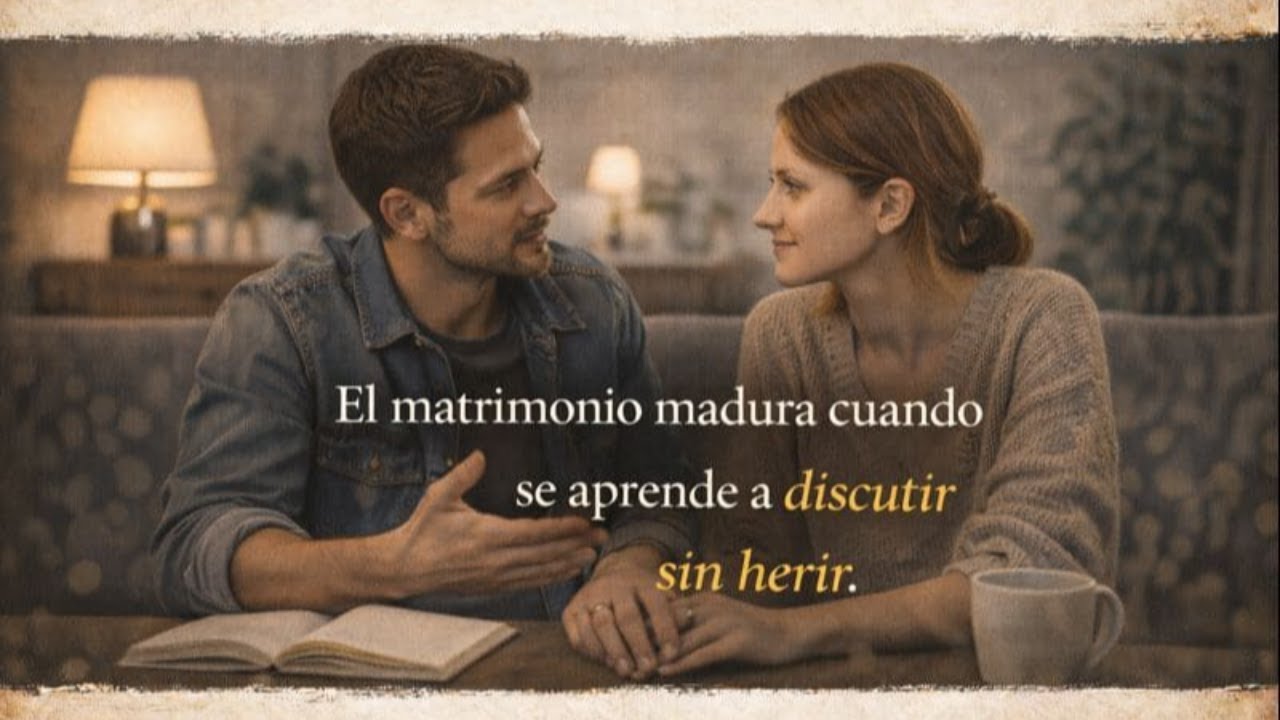 “El matrimonio madura cuando se aprende a discutir sin herir”