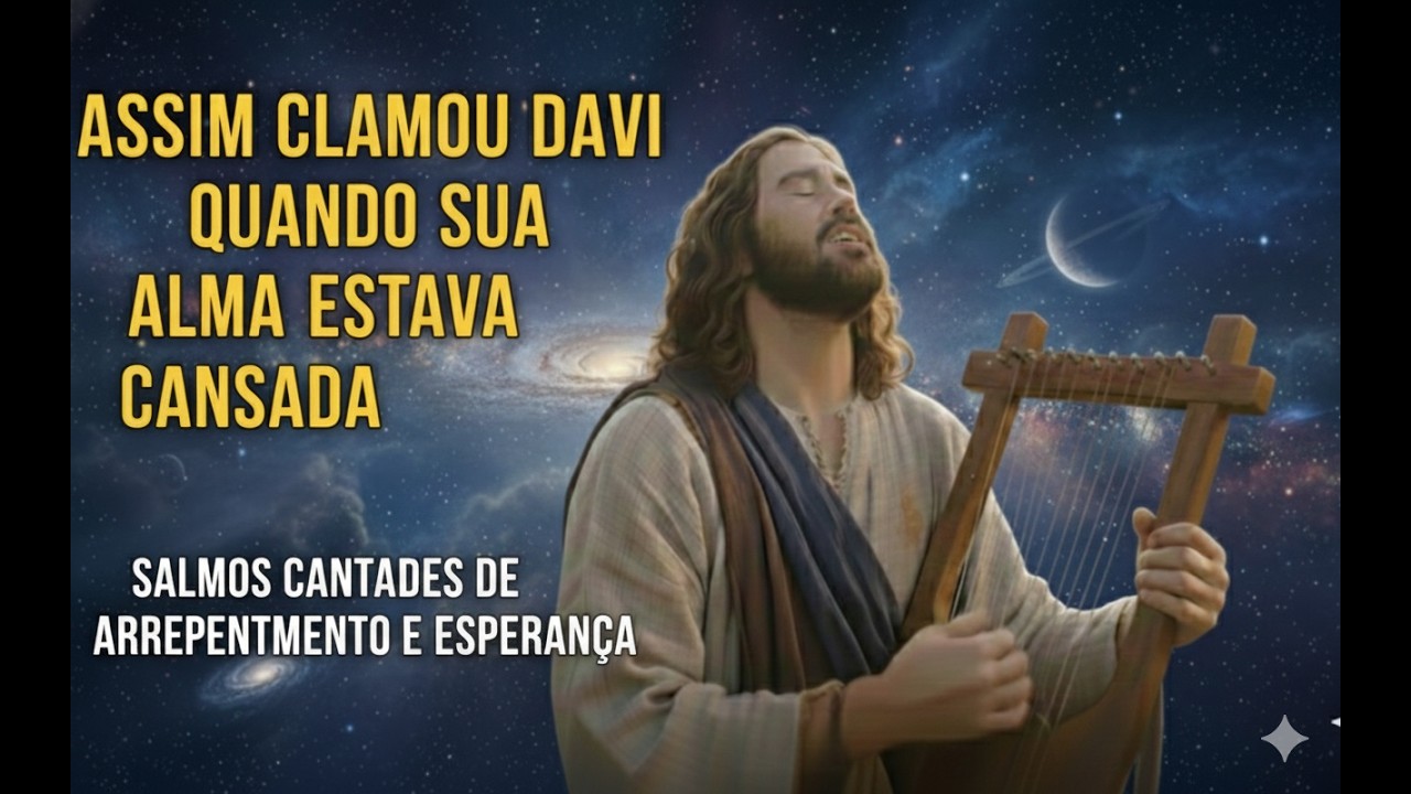 Assim Clamou Davi Quando Sua Alma Estava Cansada | Salmos Cantados de Arrependimento e Esperança