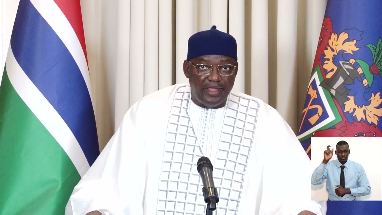 H.E Adama Barrow New Year Speech 2024