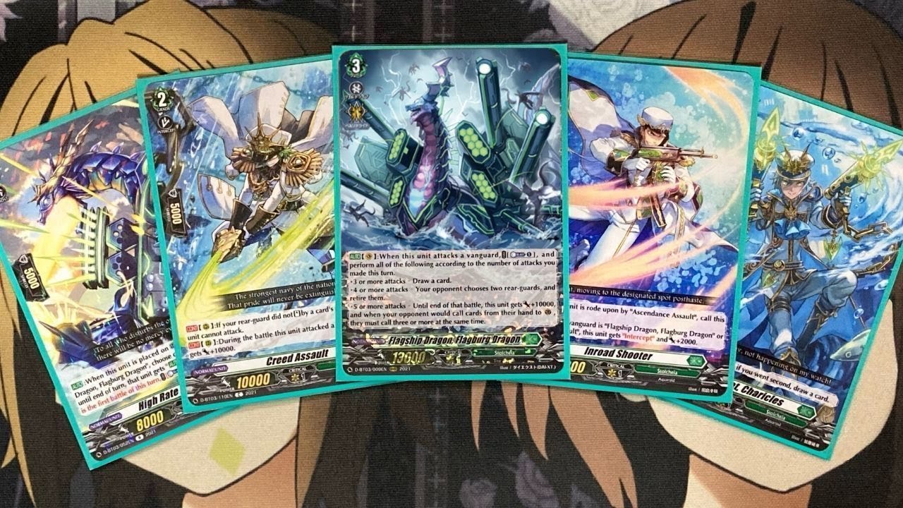 My Flagburg Cardfight Vanguard Overdress Deck Profile for January 2022