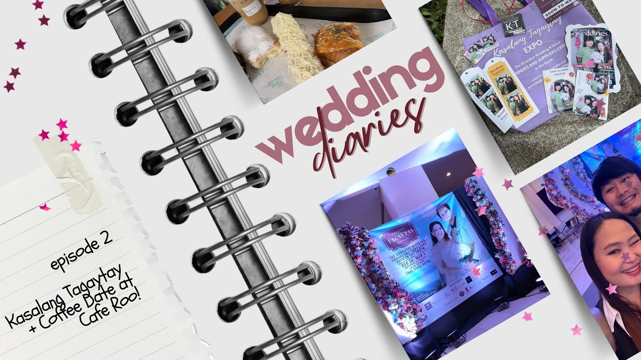 wedding diaries ep2 ♥ kasalang tagaytay expo + coffee date at cafe roo taal!