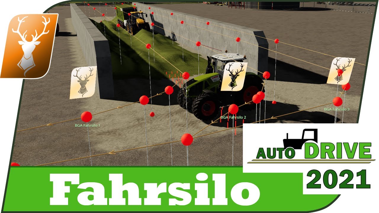 🚜 Auto Drive: Fahrsilo befüllen beim Häckseln // Schritt für Schritt zum AutoDrive 2021 Profi