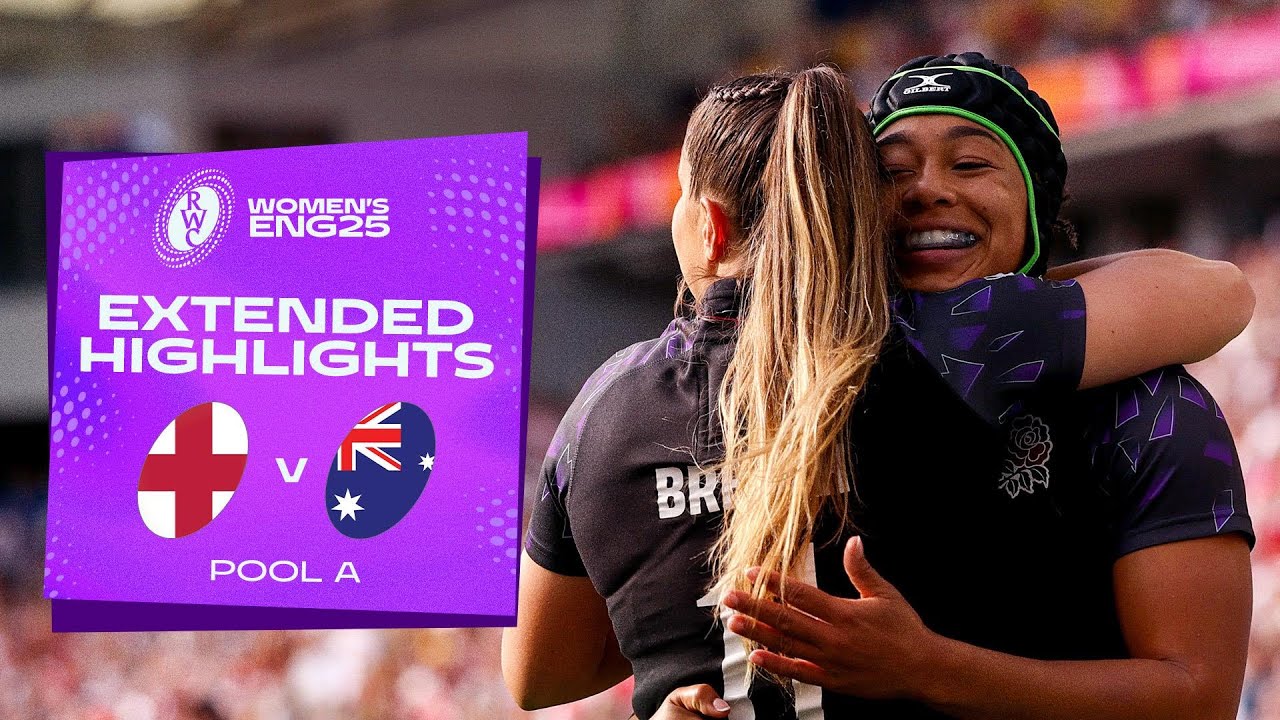 Record-equalling win 💪 | England v Australia | Rugby World Cup 2025 | Extended Highlights