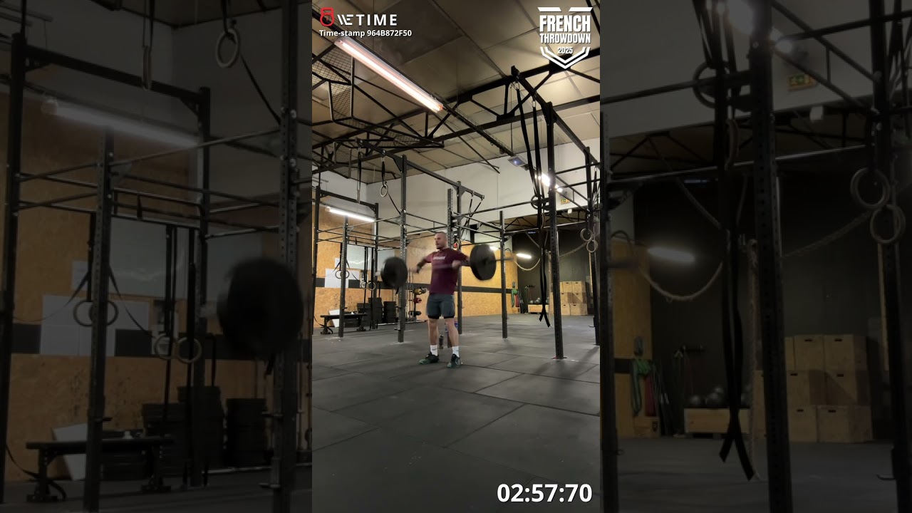 Wod 25.1 Qualif French Throwdown 2025 catégorie intermédiaire PHILIPPE Valentin