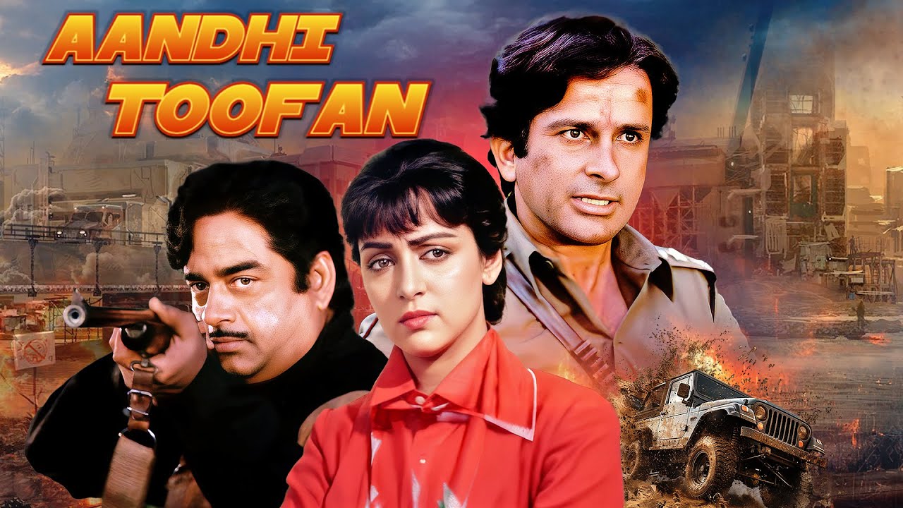 Aandhi-Toofan (1985) Full Hindi Movie | Shashi Kapoor, Hema Malini, Mithun, Shatrughan Sinha