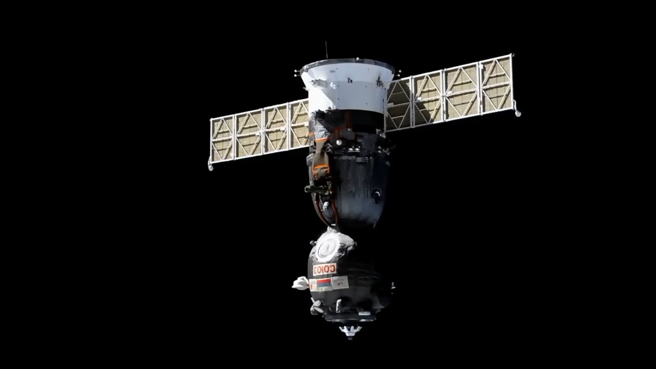 Soyuz MS-17 undocking and departure
