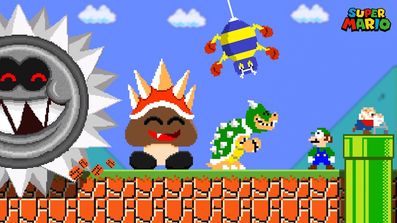 А что, если бы каждый враг помогал старому Марио в Super Mario Bros.?