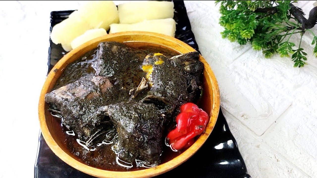 MBONGO TCHOBI RECIPE || DELICIOUS CAMEROON MBONGO|| BLACK STEW