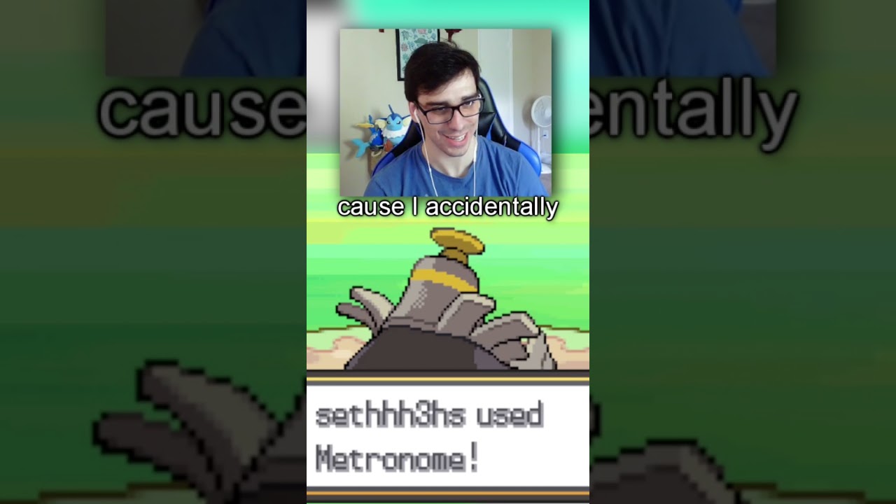 Never run metronome in permadeath Pok&eacute;mon challenge runs