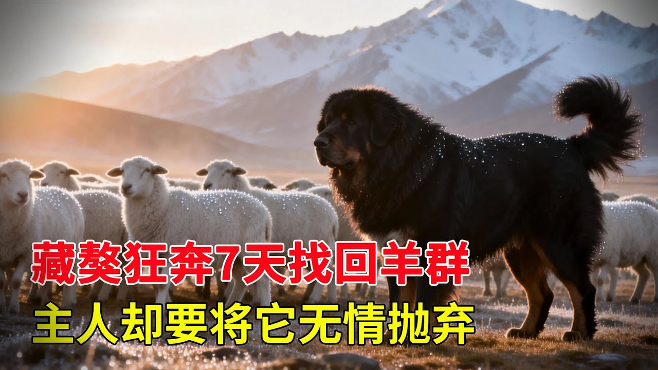 藏獒狂奔7天找回羊群，主人卻要將它无情拋棄，原因意想不到！