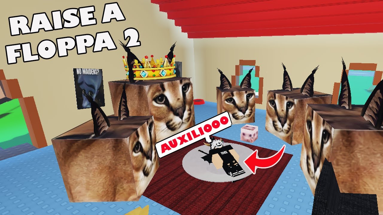 RAISE A FLOPPA 2 - LOS FLOPPAS ME QUIEREN COMER! ( ROBLOX )