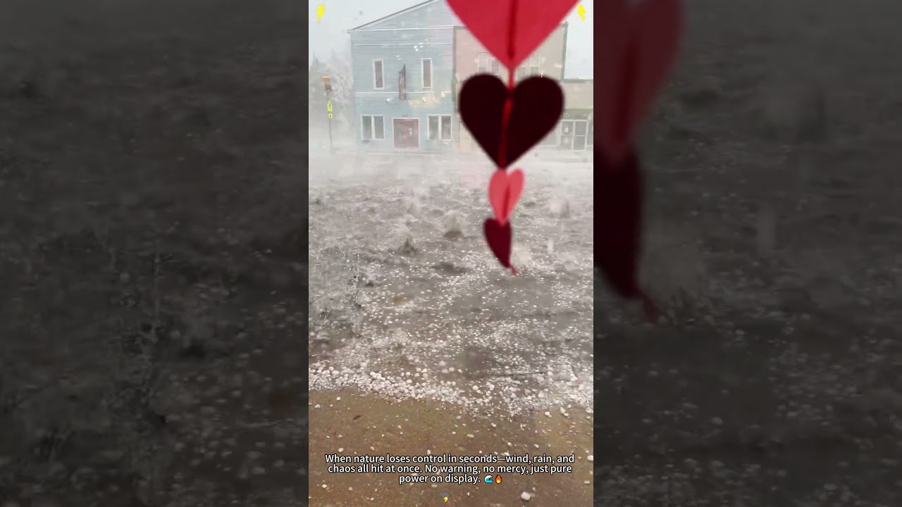 Extreme Weather Moments Caught on Camera#ExtremeWeather#StormFootage#NaturalDisaster