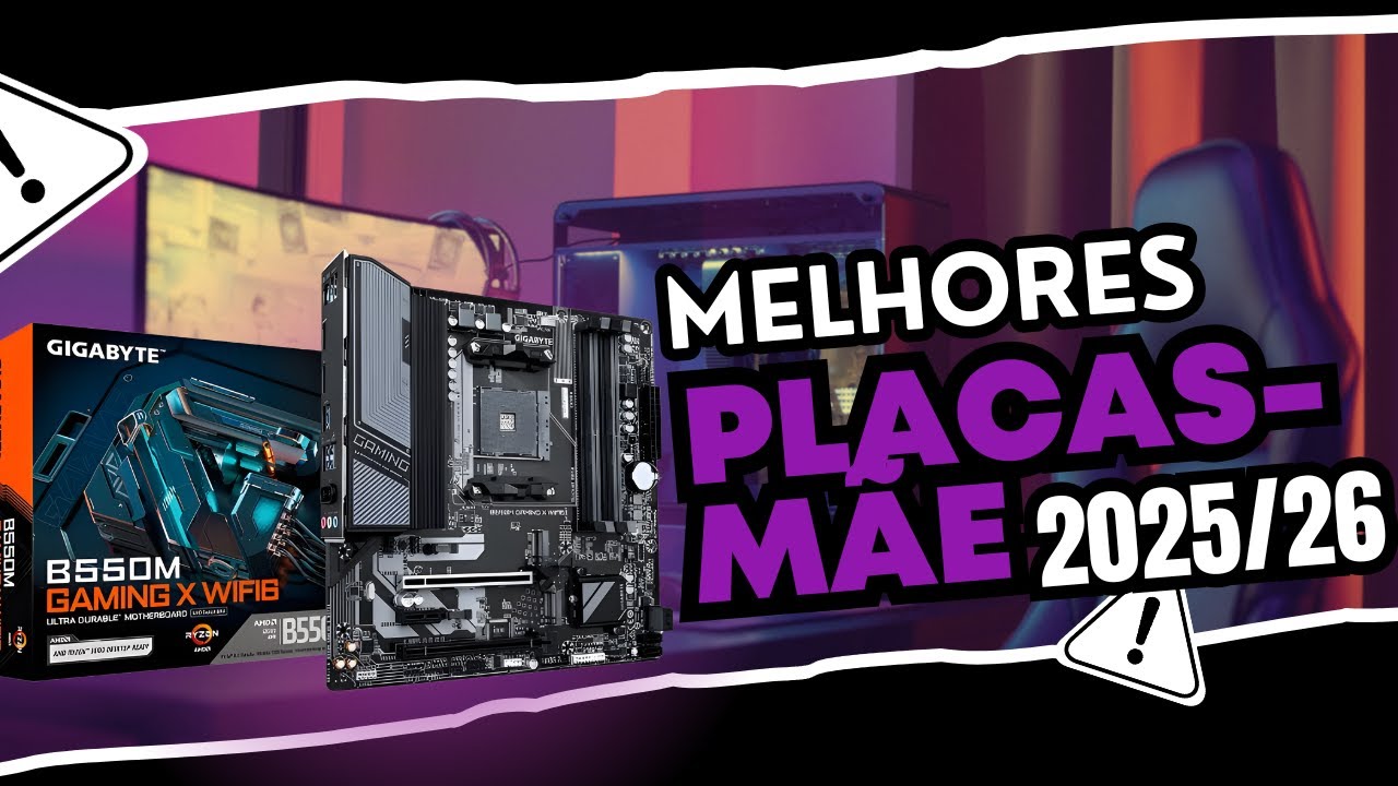 As MELHORES Placas-Mãe de 2025 que REALMENTE Valem a Pena (Guia Completo + Lista Atualizada!)