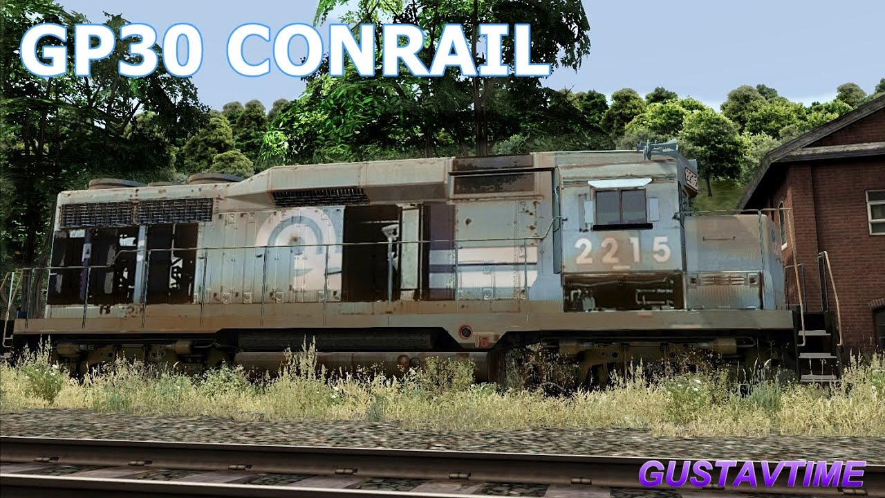 Dirty rusty GP30 Conrail