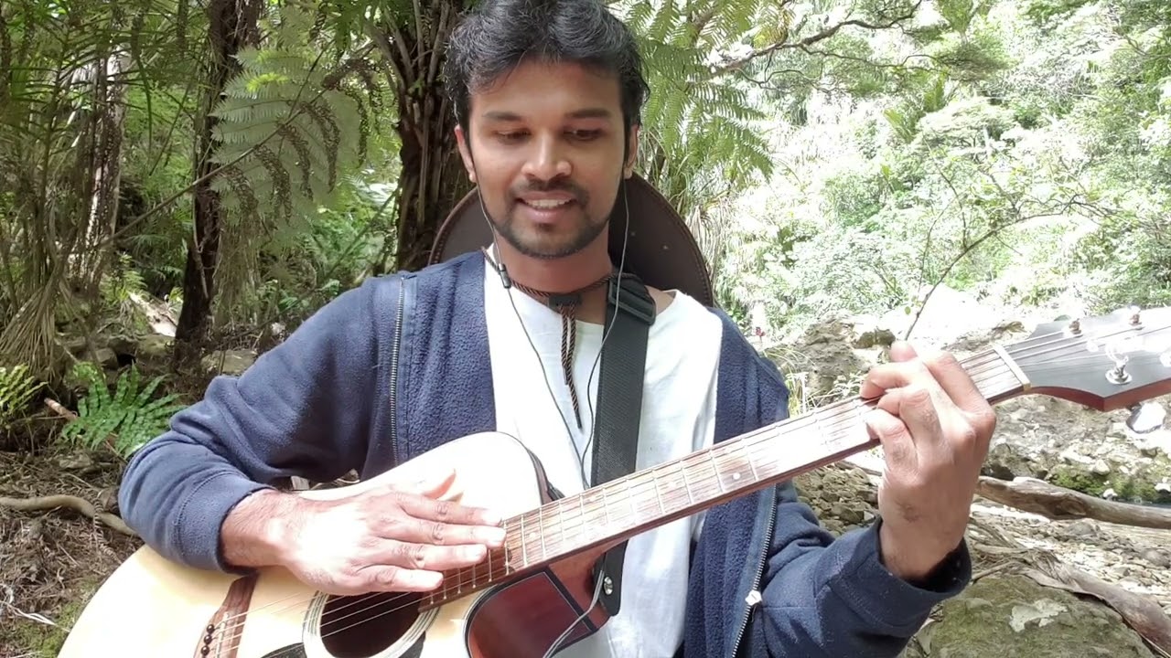 මගෙ නාමලී | Guitar lesson | නවසීලන්තයේදී ❤❤