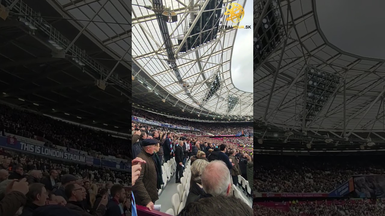 ⚽ Fan&uacute;&scaron;ikovia West Hamu spievaj&uacute; Forever Blowing Bubbles ⚽ | #futbaltour #westham #chant