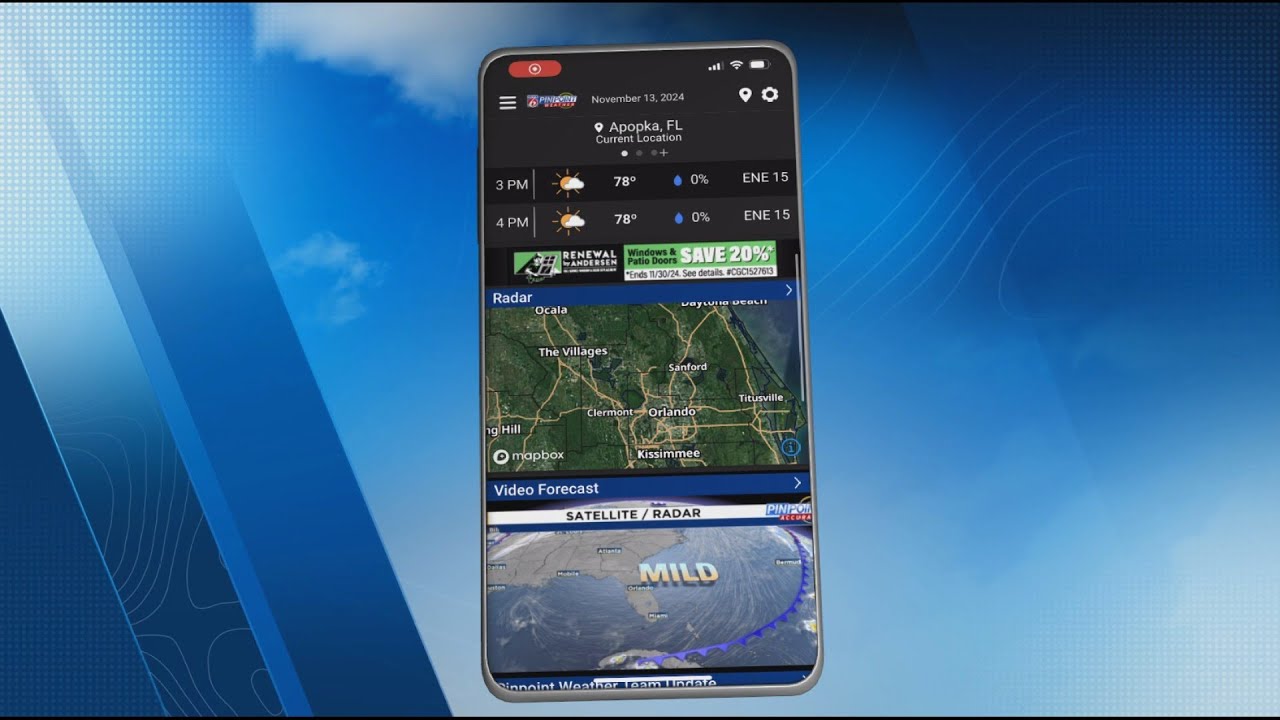 Here's how you can use the FREE News 6 Pinpoint Weather App to track the tropics