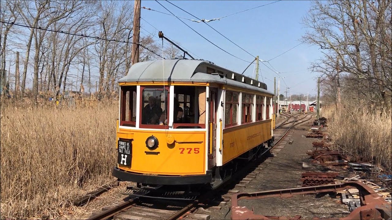 Shore Line Trolley Museum HD 60fps: 2018 Operator Training Class Runs @ Edgewood (4/14/18)