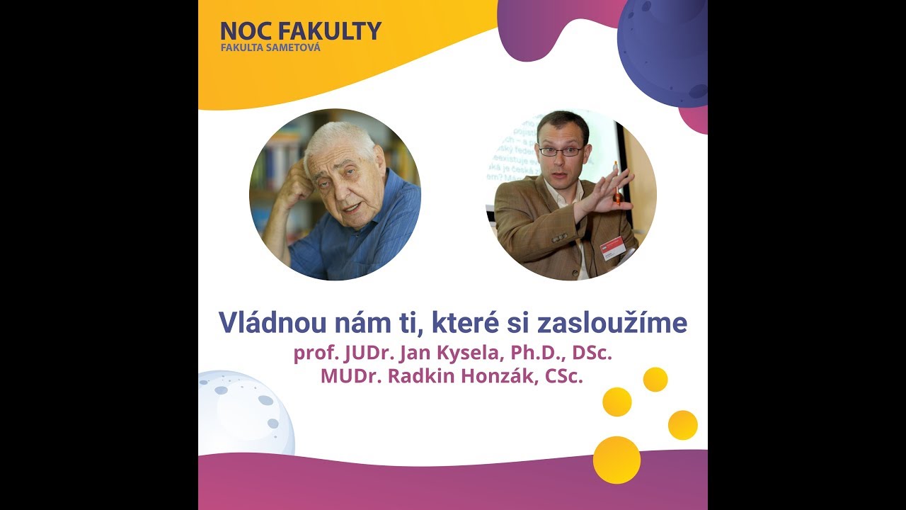 Noc fakulty 2019: Vládnou nám ti, které si zasloužíme