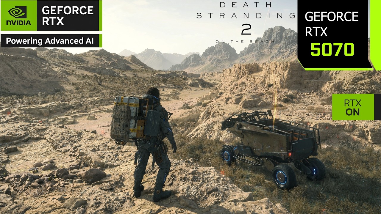 Death Stranding 2 PC | RTX 5070 4K, 1440p, 1080p DLSS 4.5 Multi Frame Generation | i7 14700F