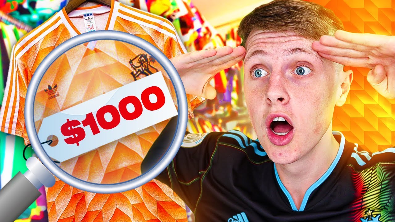 В поисках САМОЙ РЕДКОЙ футбольной футболки всех времён! 1000 долларов!