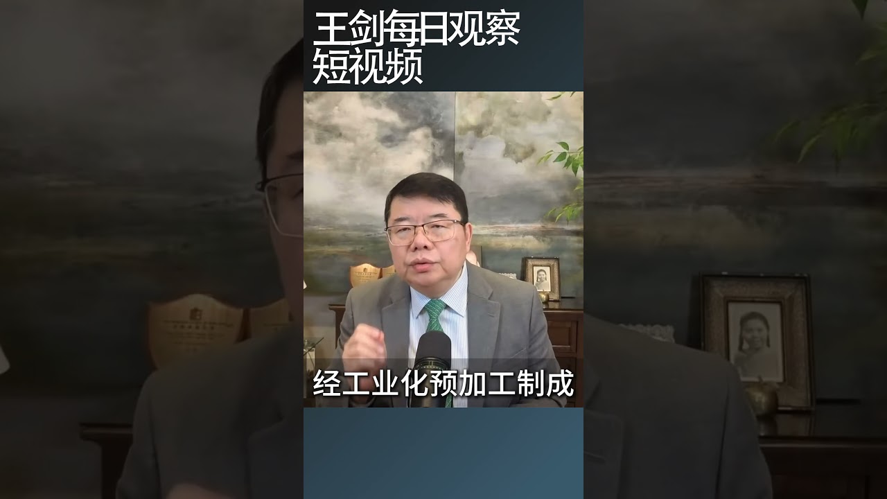 中国预制菜国标禁用防腐剂/王剑每日观察 #shortsviral #shortsfeed #shortsvideo