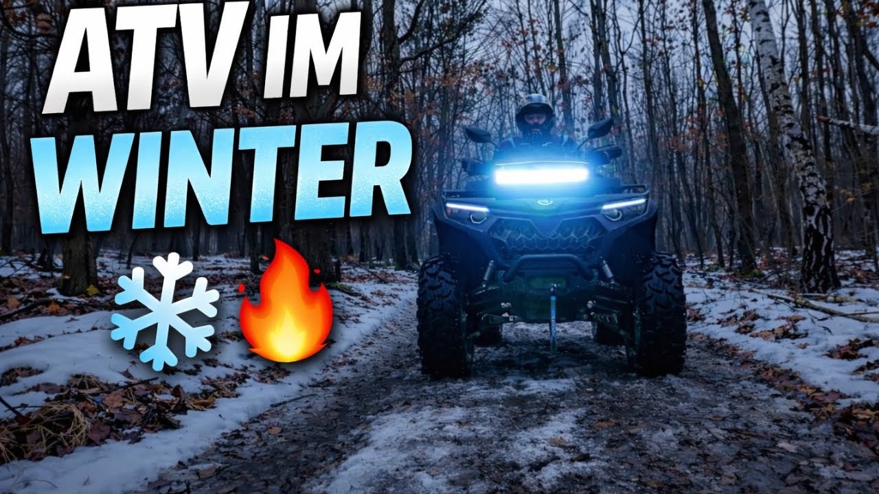 ❄️🔥 Winter Wahnsinn! Mit 2 ATVs durch Schnee & Eis