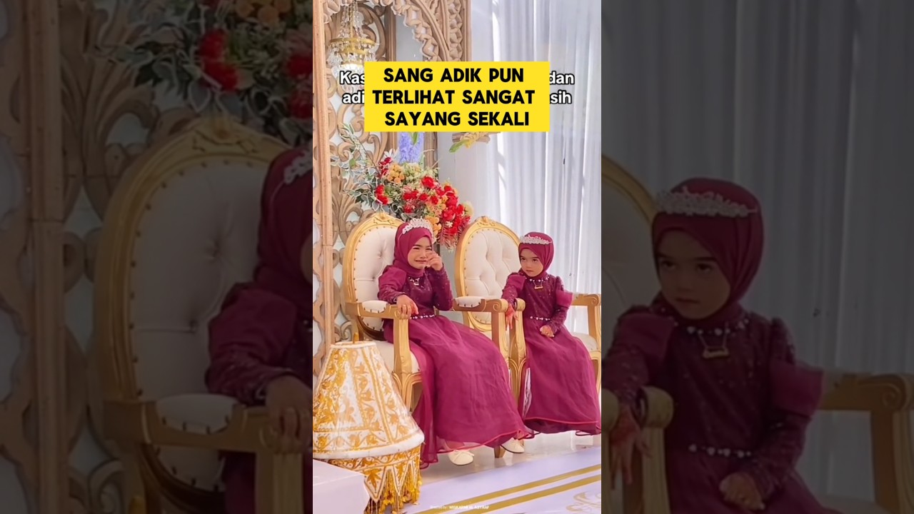 momen haru ketika melihat kasih sayang seorang adik kepada kakaknya ‼️‼️ #adik #haru #kakak