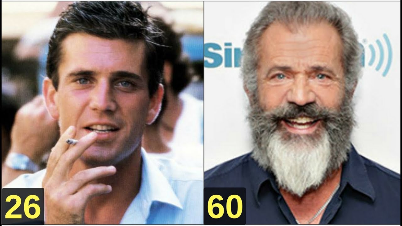 Mel Gibson From 8 to 61 years old