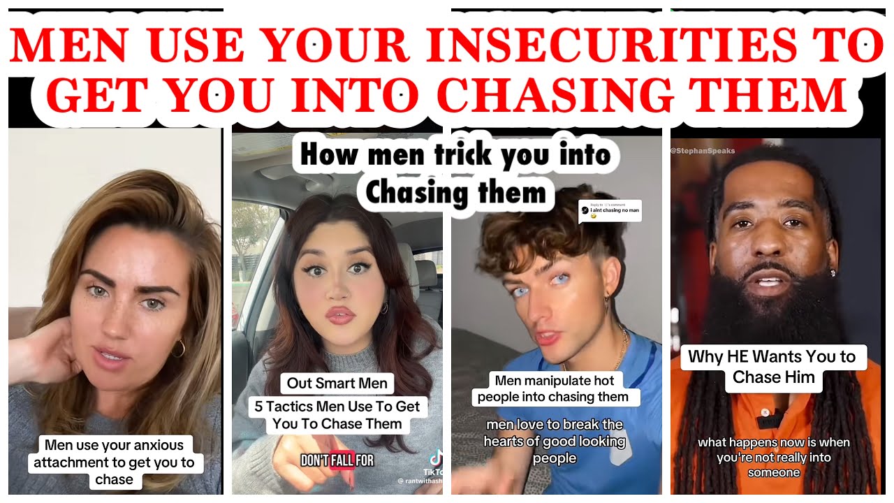 MEN EXPOSE HOW THEY USE YOUR INSECURITIES TO GET YOU TO CHASE THEM,💔They trick you into chasing them