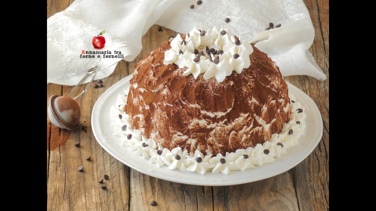 ZUCCOTTO CON CREMA AL CAFFE' E CIOCCOLATO