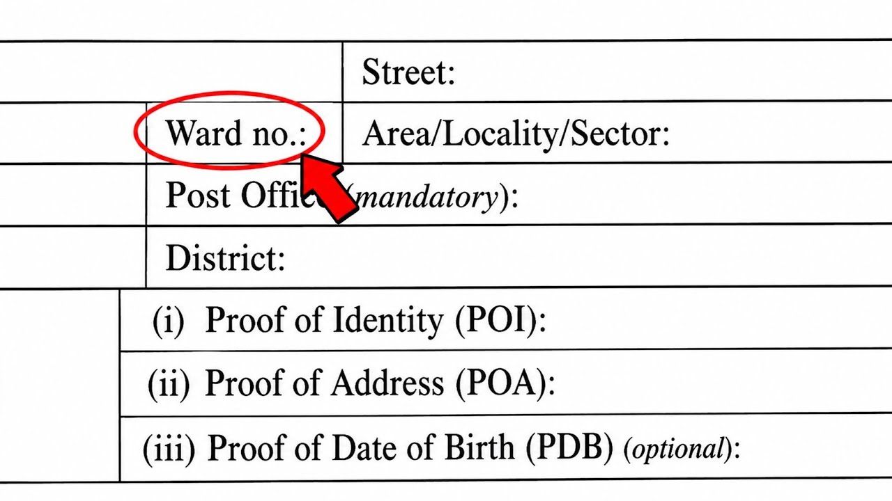 ward number kya hota hai | what is ward no means | ward number ka matlab kya hai