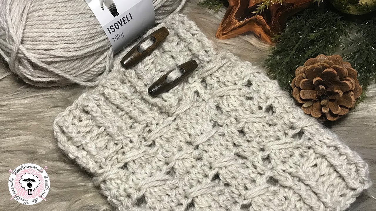 Verstellbare Beinstulpen häkeln / Stulpen - Häkelanleitung / Woolhouse.de