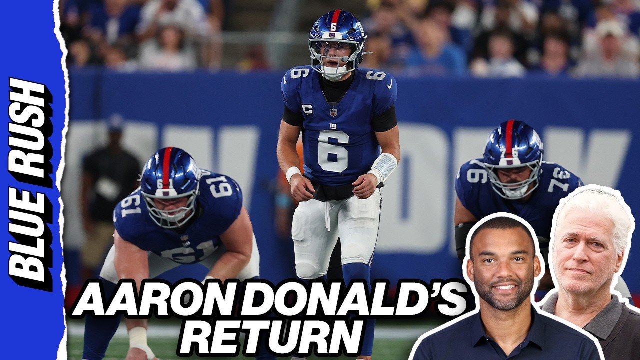 Giants Practice Report: How Does O-Line Matchup Against Aaron Donald? | Blue Rush