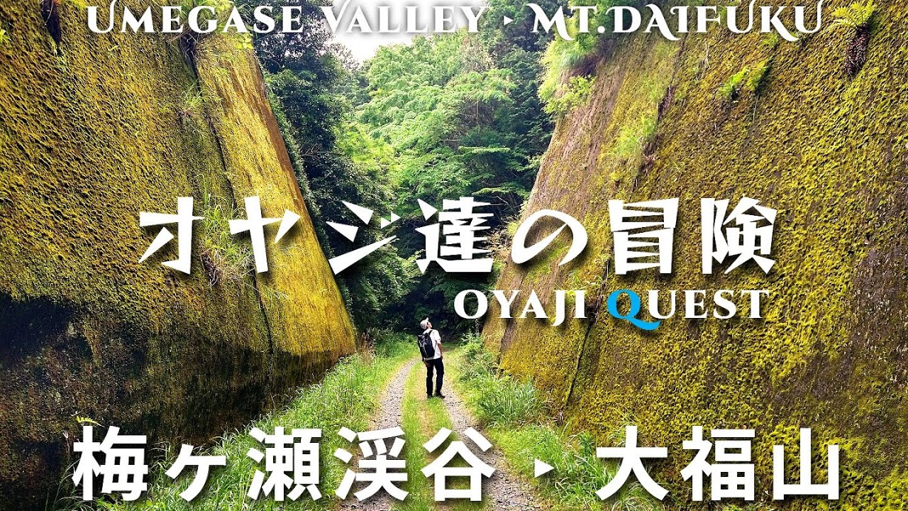 【梅ヶ瀬渓谷‣大福山】オヤジ達の冒険登山 ワイルドな千葉県房総半島の山旅