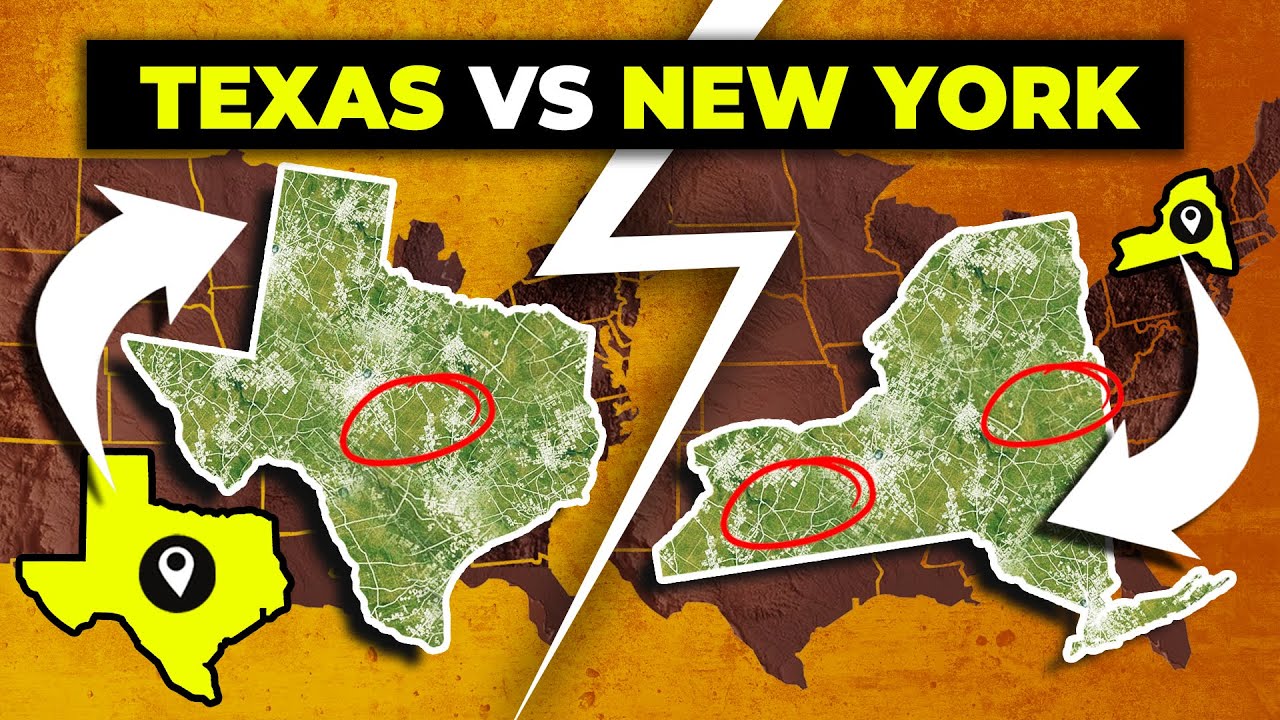 New York vs Texas: 50 SHOCKING Geography Facts