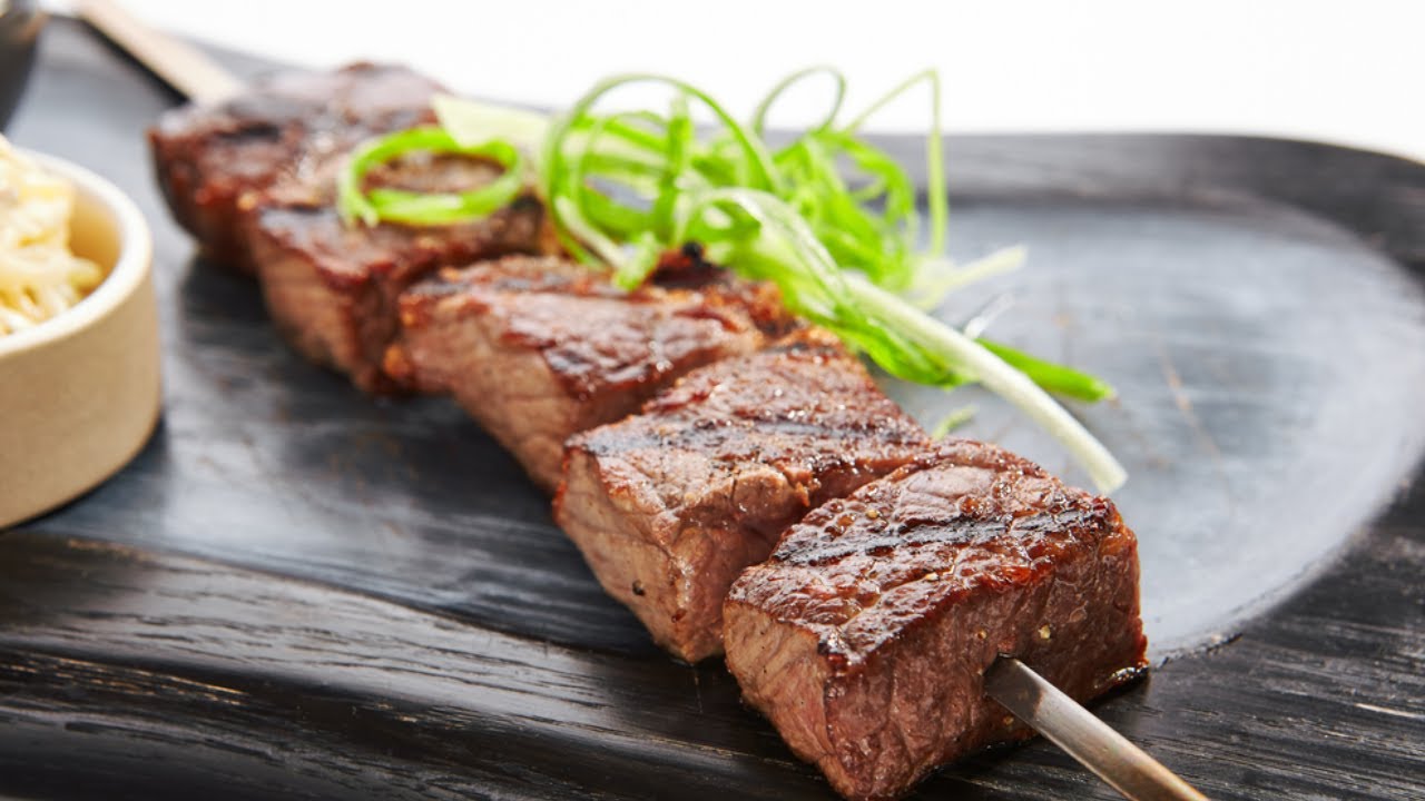 Brochette de boeuf marin&eacute;e &agrave; la tomate s&eacute;ch&eacute;e - make beef skewers marinated in dried tomato