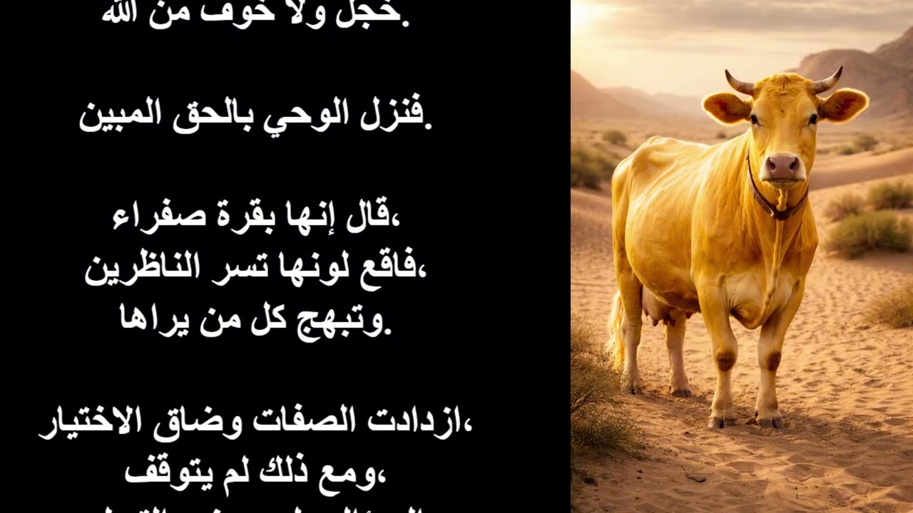 قصة البقرة | عندما تحوّل السؤال إلى عناد وكادت الطاعة أن تضيع